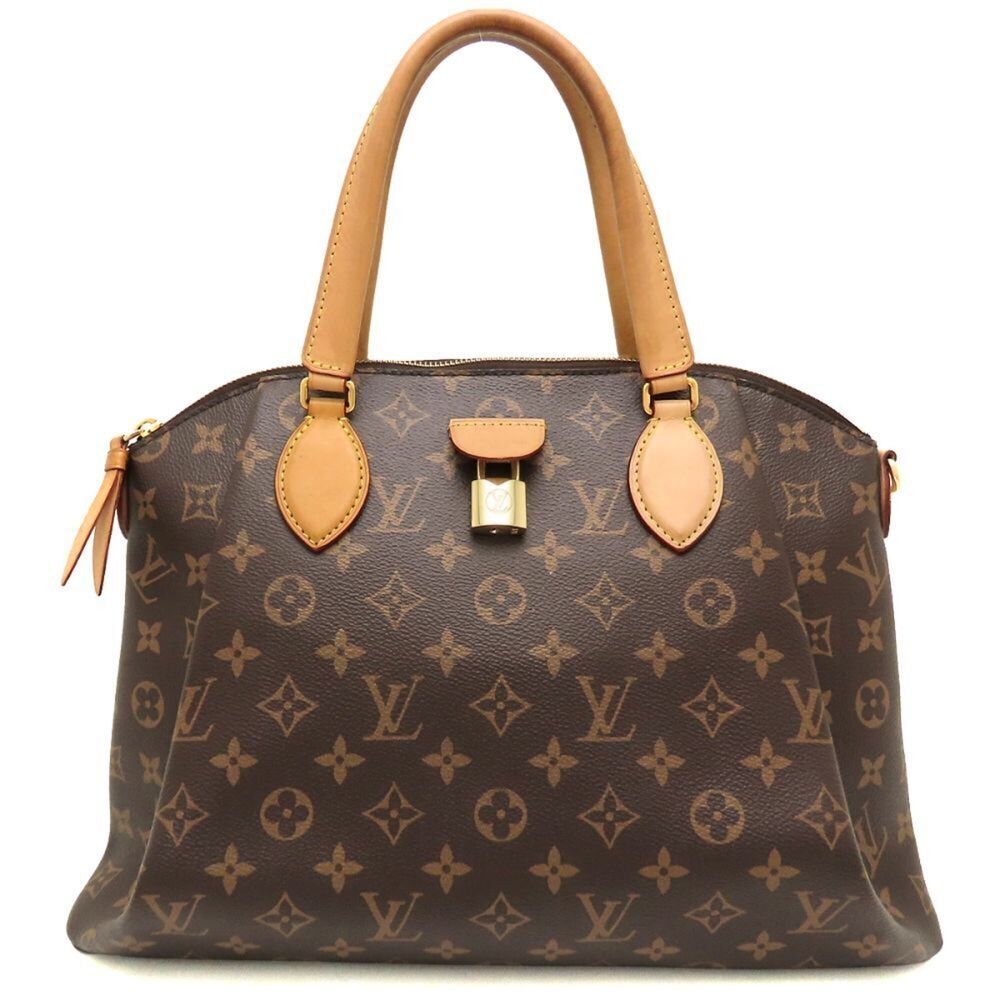 LOUIS VUITTON Louis Vuitton Monogram Rivoli MM M44546 Handbag Brown Women's 3...